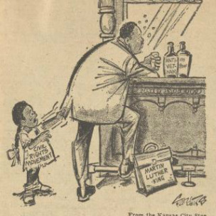 MLK Jr Political Cartoon - CIVIL RIGHTS MOVEMENT